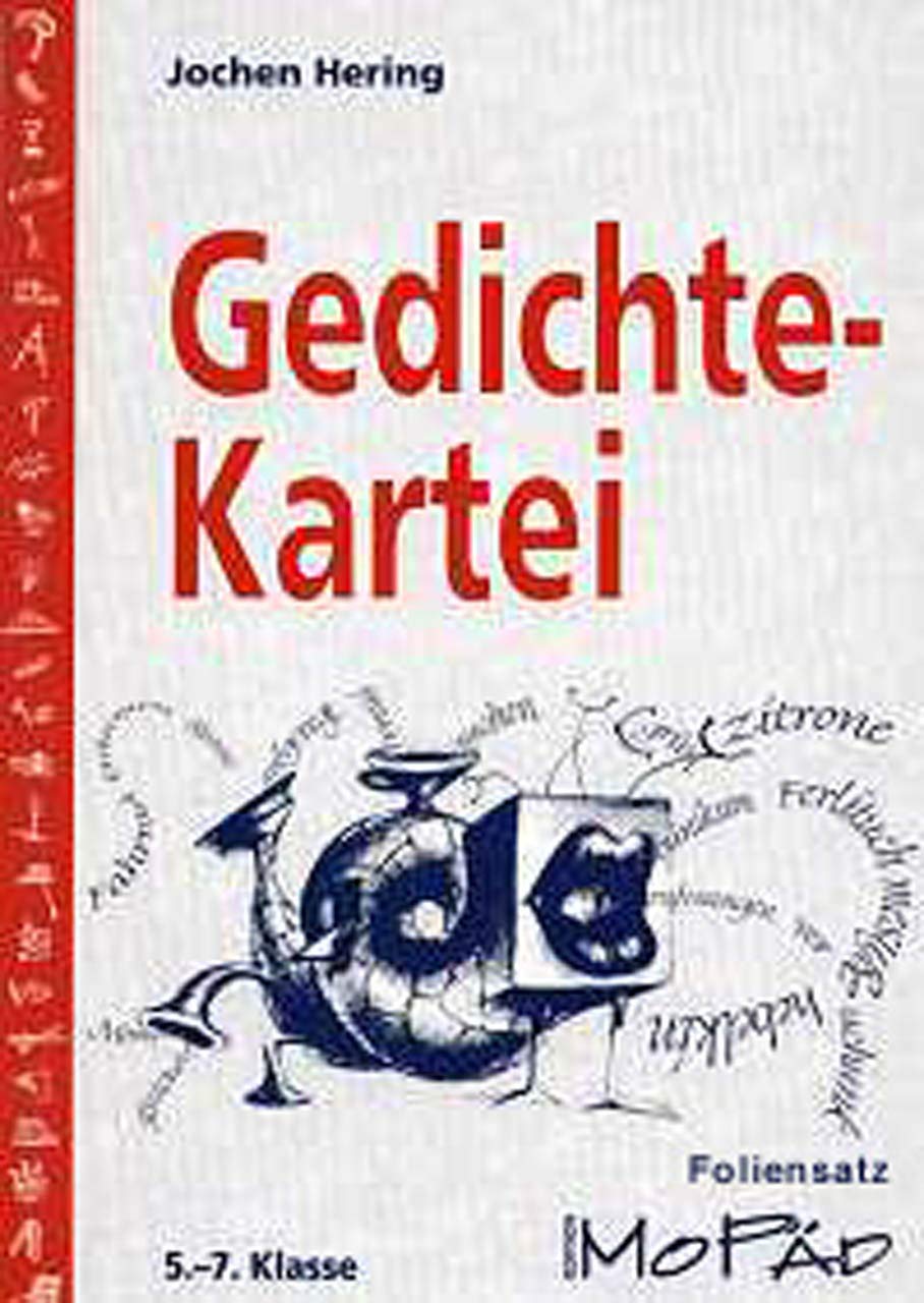 Gedichte-Kartei - Foliensatz: (5. bis 7. Klasse) Study Guides