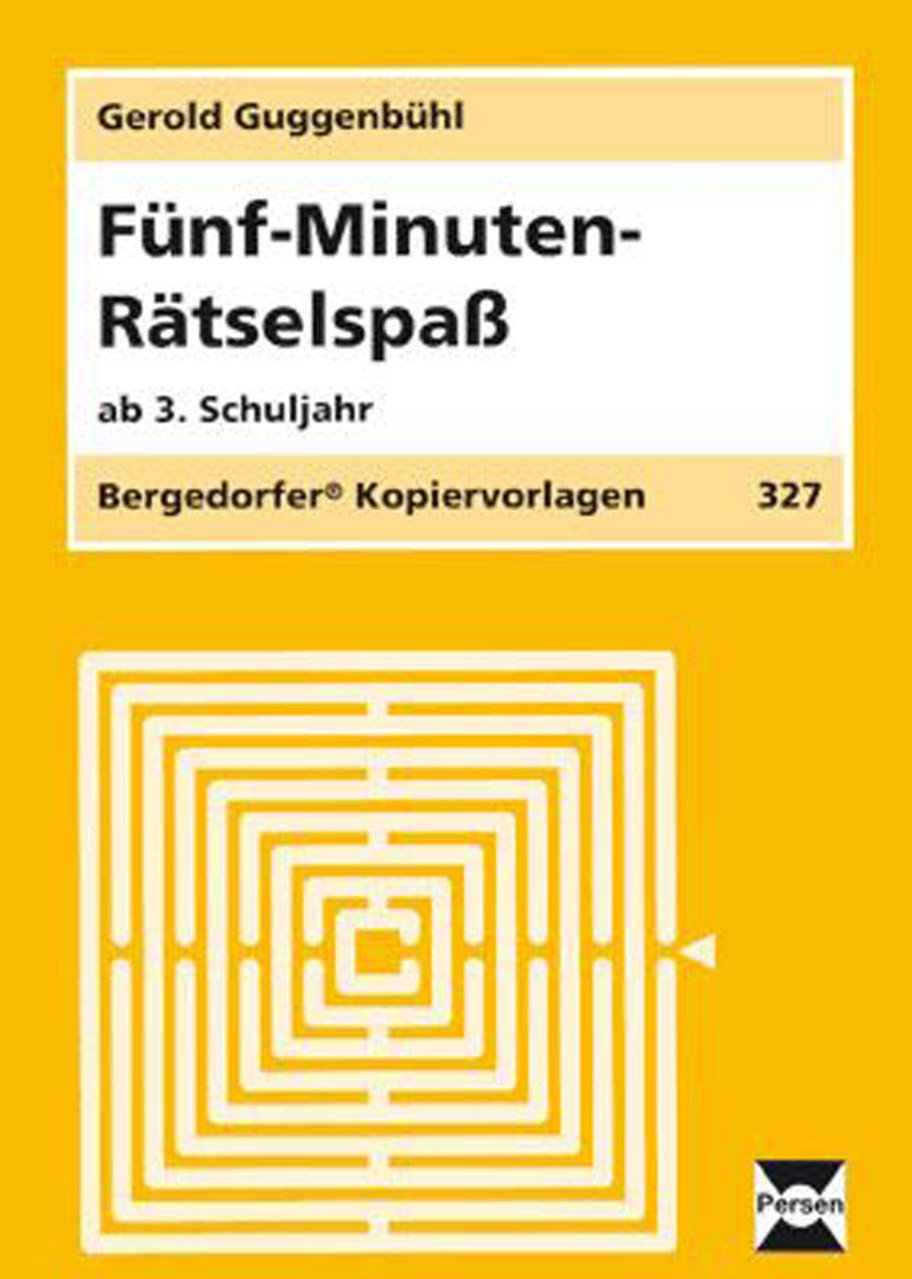 Fünf-Minuten-Rätselspaß: (3. und 4. Klasse) Education & Training