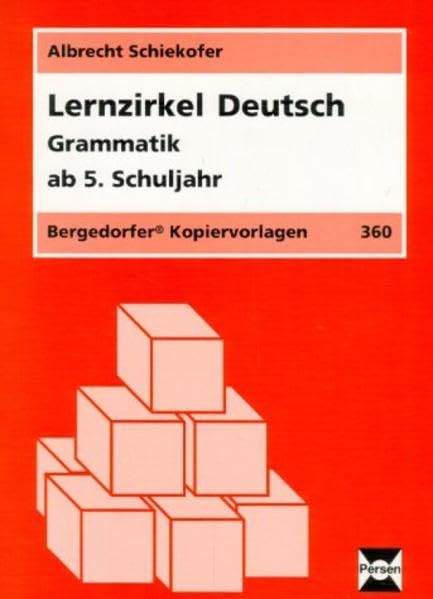 Lernzirkel Deutsch - Grammatik: Ab 5. Schuljahr (Bergedorfer Kopiervorlagen) Education & Training