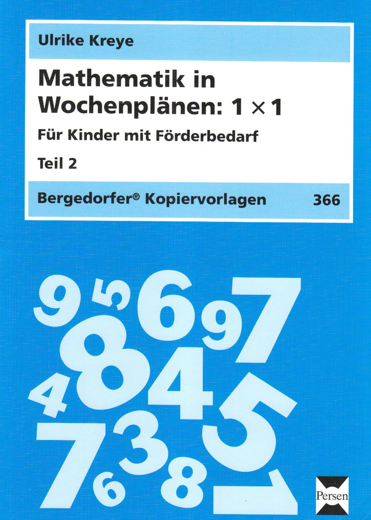 Mathematik in Wochenplänen 1 x 1 / Für Kinder mit Förderbedarf (Bergedorfer Kopiervorlagen) Education & Training