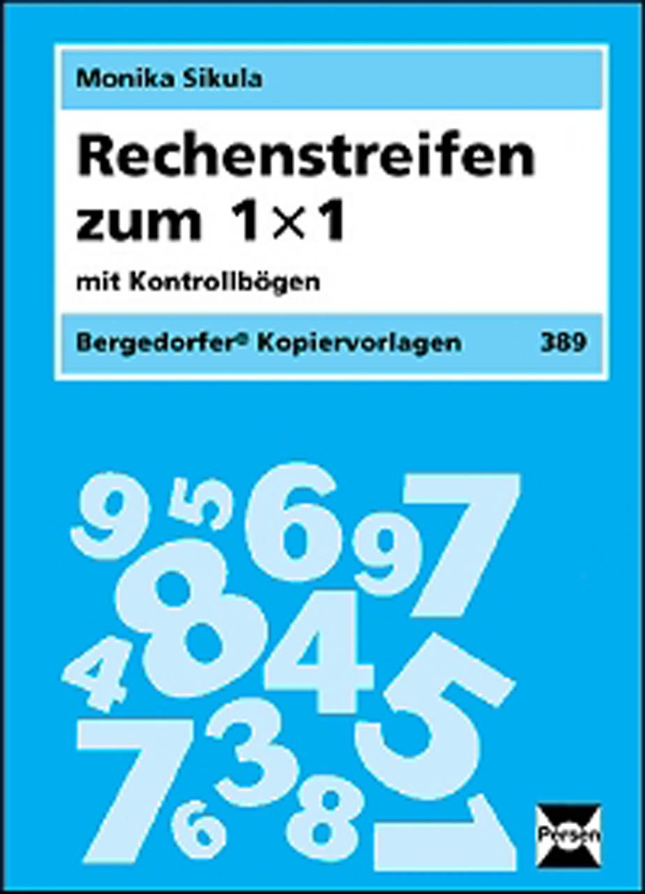 Rechenstreifen zum 1x1: Mit Kontrollbögen (2. bis 4. Klasse) Learning & Reference