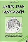 Lyrik zum Anfassen: produktionsorientierter Umgang mit Gedichten in der Sekundarstufe 1 Poetry