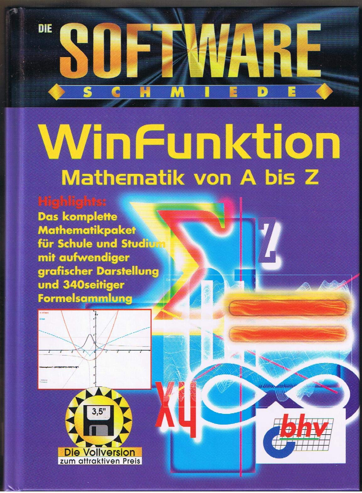 WinFunktion. 3 1/2'- Diskette und Benutzerhandbuch. Mathematik von A bis Z Computer Science