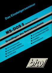 MS-DOS 5. Grundlagen des Betriebssystems Books