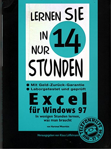 Lernen Sie in nur 14 Stunden Excel für Windows 97 Books
