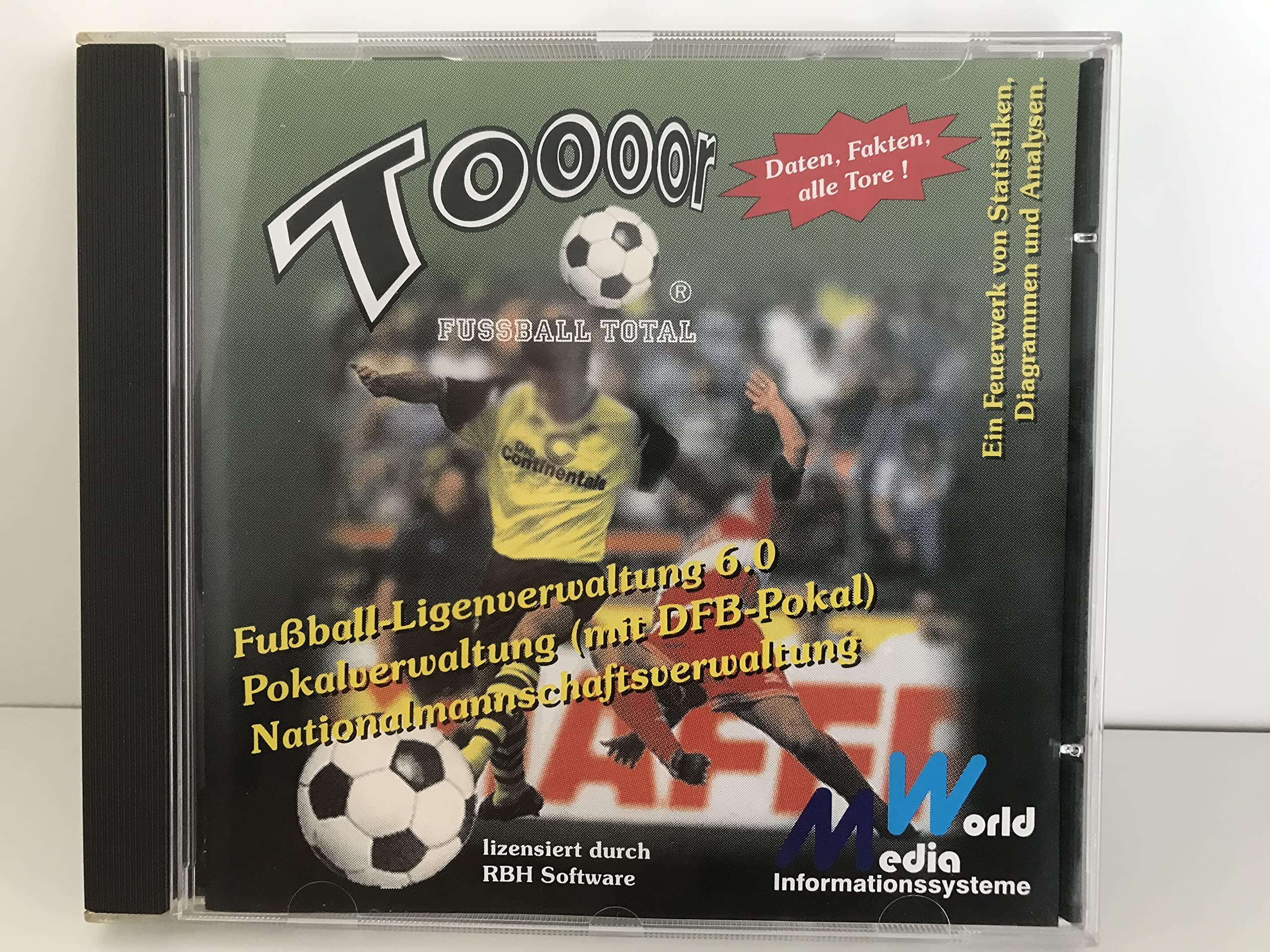 Fußball total. 32 Jahre Fußball - Bundesliga. CD- ROM. Fußball- Ligenverwaltung 5.0 Music