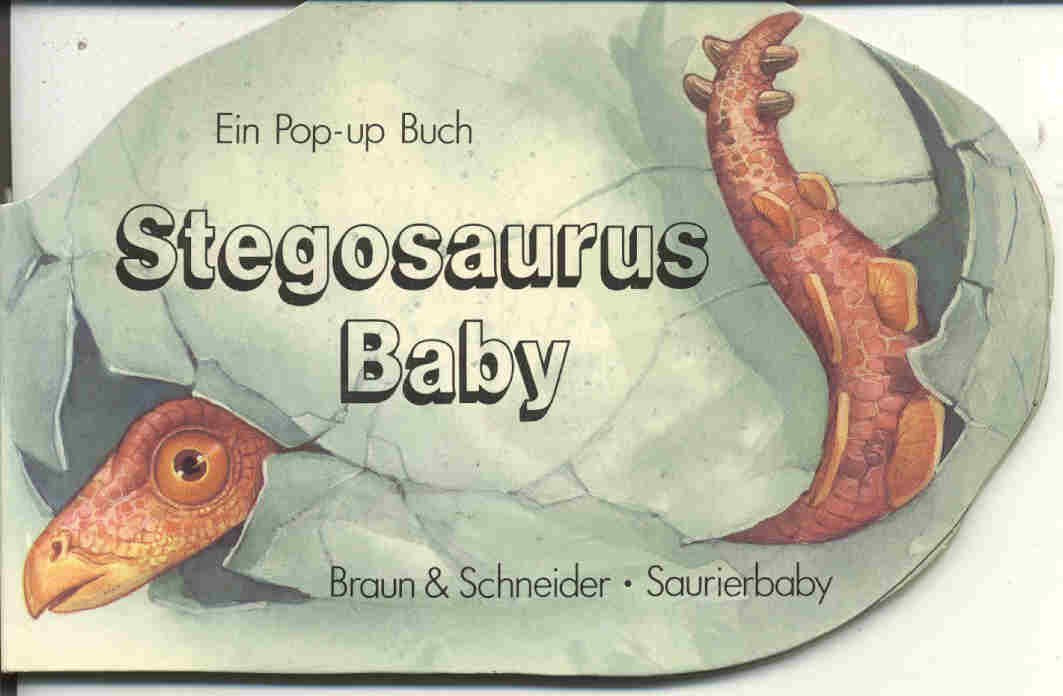 Stegosaurus-Baby. Ein Pop-up-Buch. Saurierbaby Books