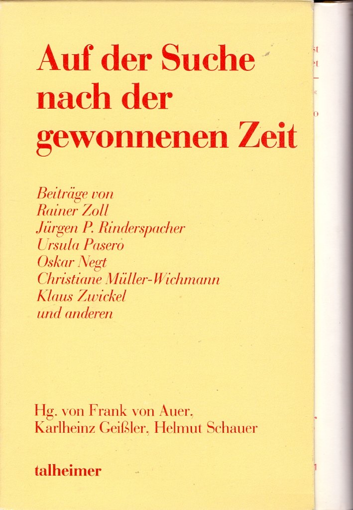 Auf der Suche nach der gewonnenen Zeit: Beiträge zu einer neuen gesellschaftlichen Zeitgestaltung. 2 Bände Law
