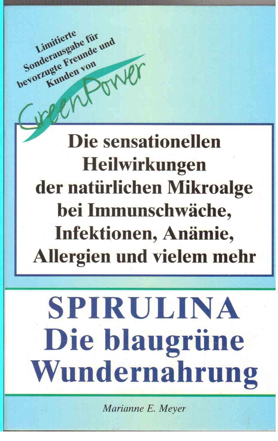 Product Image: Spirulina. Das blaugrüne Wunder