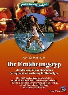 Ihr Ernährungstyp!: Entdecken Sie das Geheimnis der optimalen Ernährung für Ihren Typ. Drei Stoffwechseltypen entscheiden, ob wir dick oder dünn, ... sind. Testen Sie Ihren Ernährungstyp... Health, Nutrition & Fitness