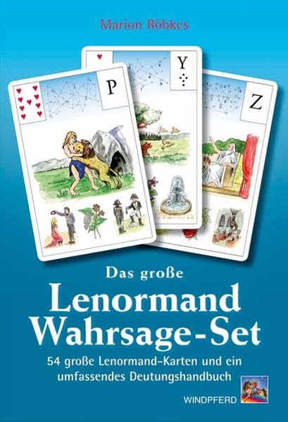 Das grosse Lenormand-Wahrsage-Set: 54 grosse Lenormand-Karten und ein umfassendes Deutungshandbuch Religion & Esotericism