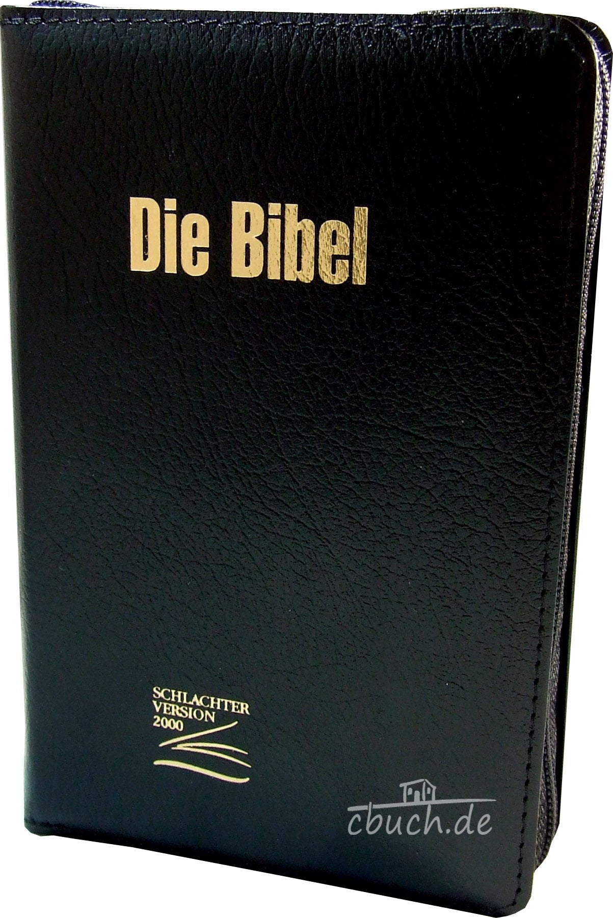 Die Bibel, Schlachter Übersetzung, Version 2000, Miniaturbibel mit Reißverschluss, Fibroleder: Übersetzt nach dem hebräischen und griechischen Grundtext Religion & Esotericism