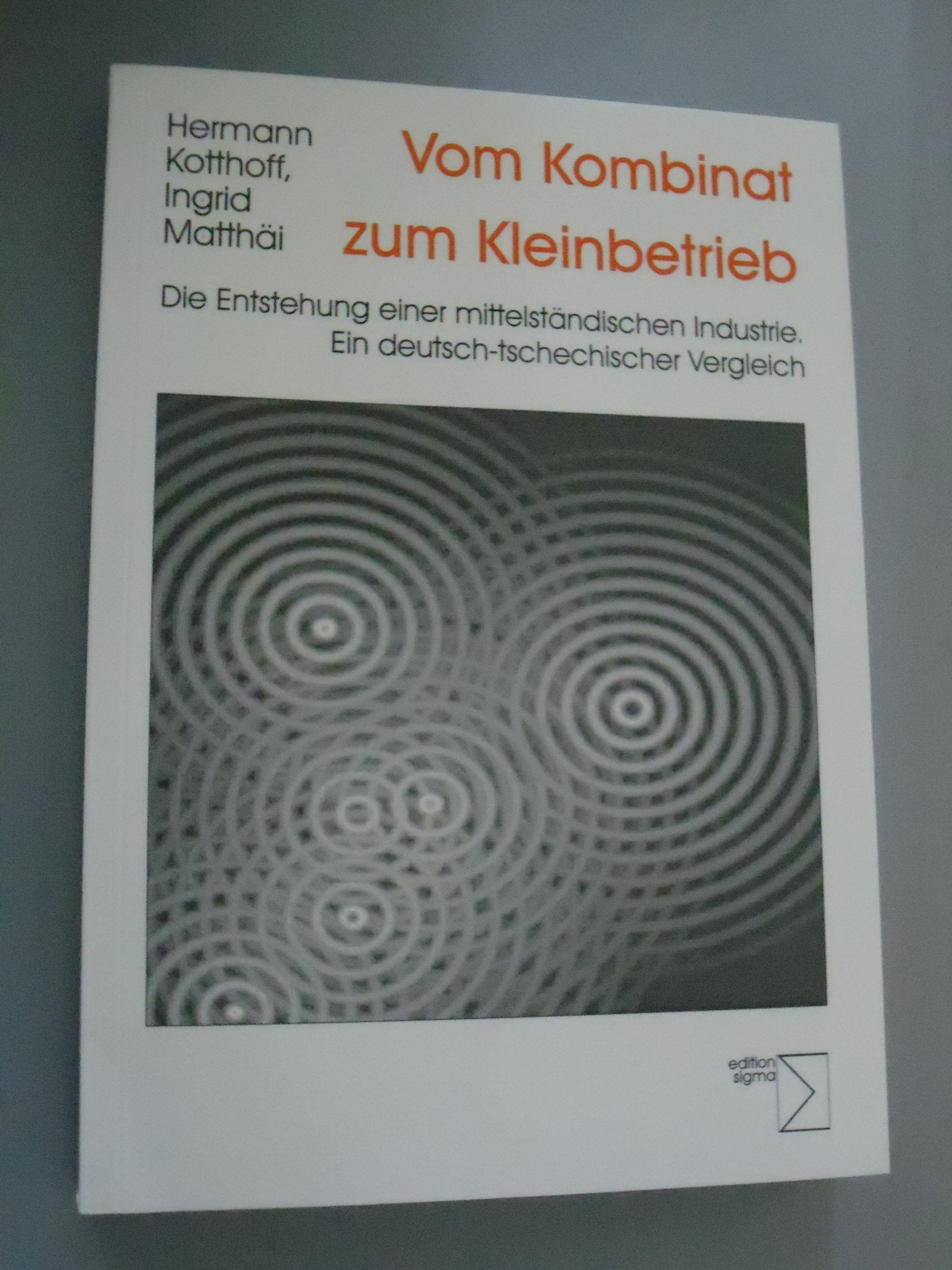 Vom Kombinat zum Kleinbetrieb: Die Entstehung einer mittelständischen Industrie. Ein deutsch-tschechischer Vergleich Law