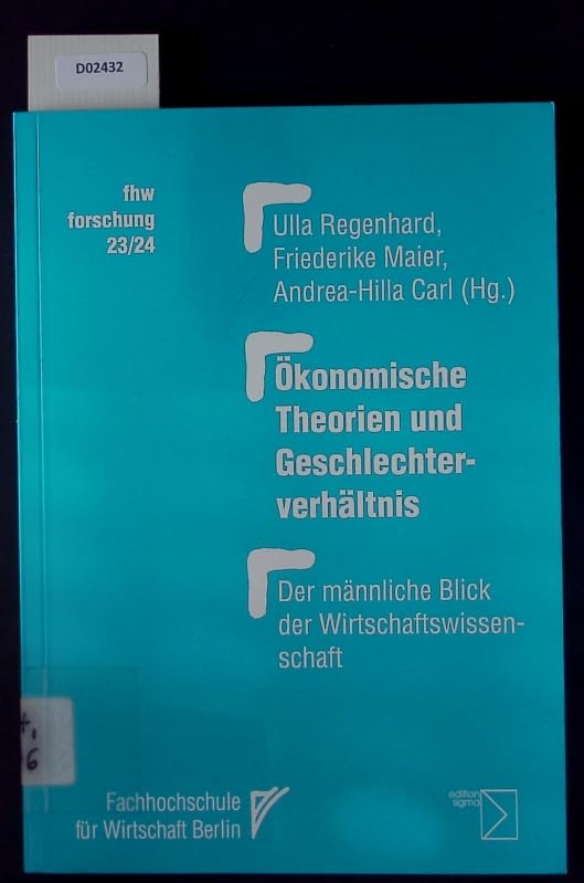 �konomische Theorien und Geschlechterverh�ltnis. D book
