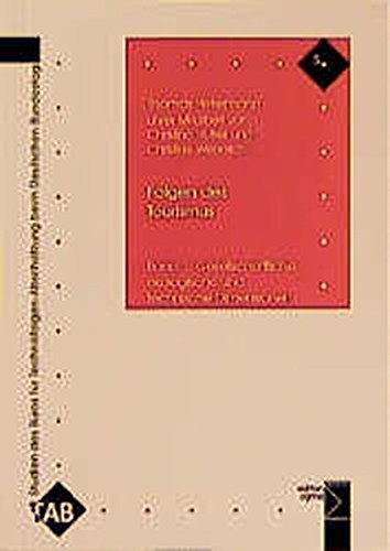 Folgen des Tourismus, Bd.1, Gesellschaftliche, ökologische und technische Dimensionen Law