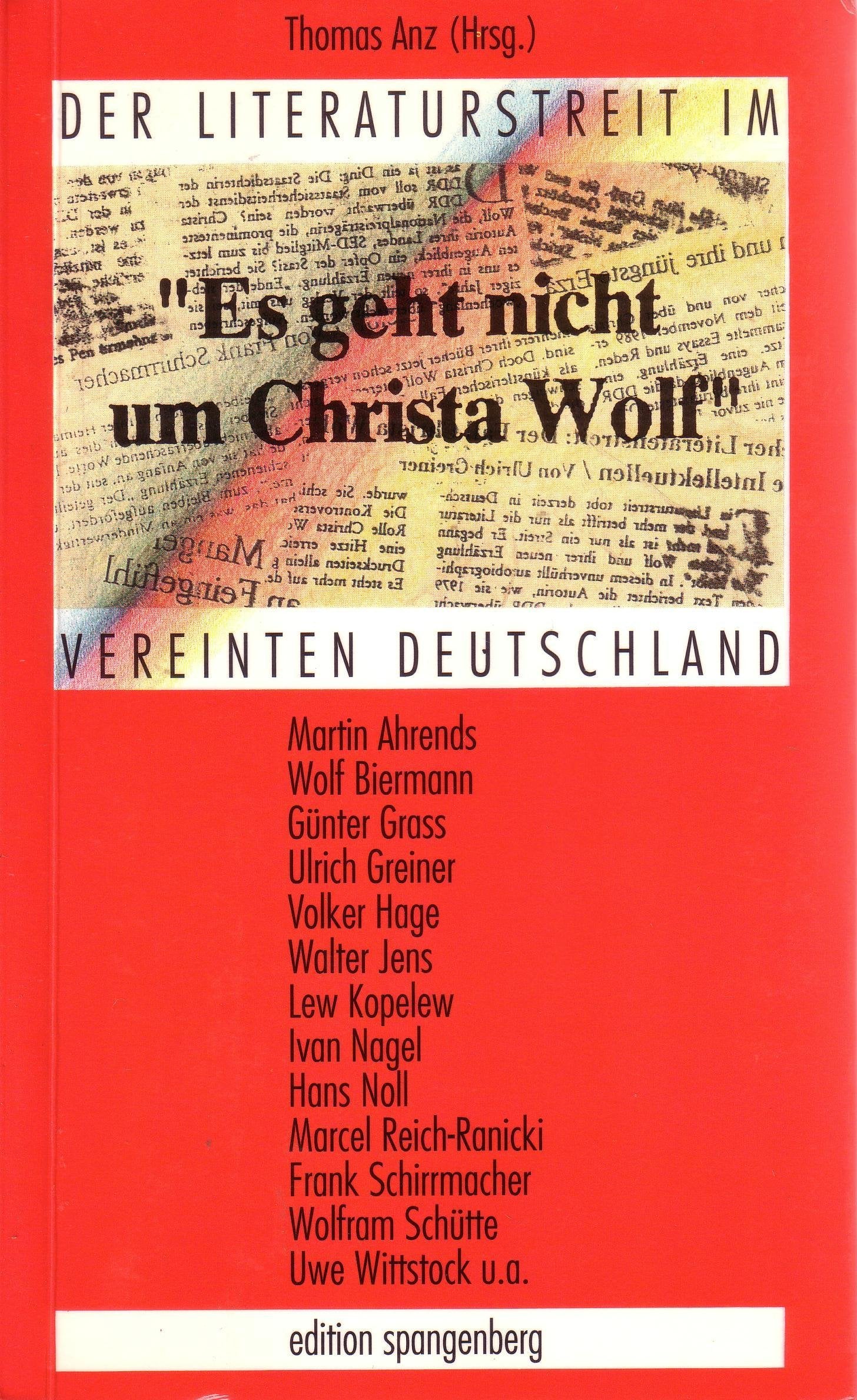 Es geht nicht um Christa Wolf. Der Literaturstreit im vereinten Deutschland Inspiring women
