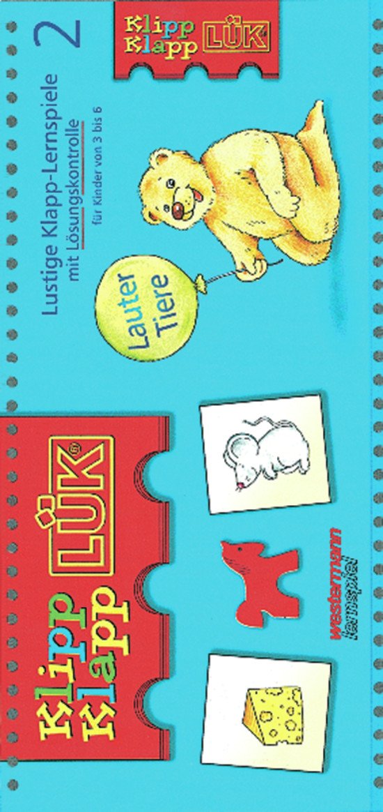 LÜK. Klipp-Klapp 2. Lauter Tiere book