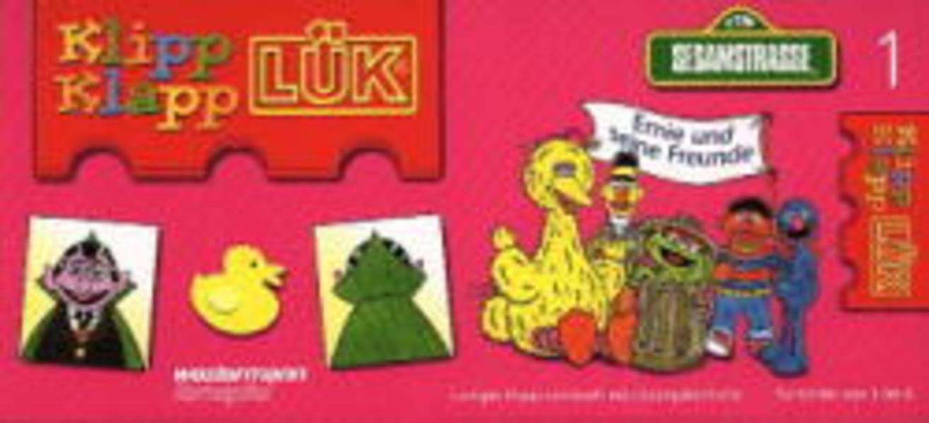 Klipp-Klapp-LÜK: Lustiges Klapp-Lernbuch mit Lösungskontrolle 4. Sesamstrasse. - 1. Ernie und seine Freunde Books