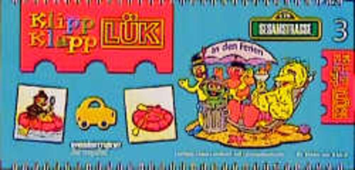Klipp Klapp LÜK Sesamstrasse: Klipp-Klapp-LÜK, Bd.6, Sesamstraße: In den Ferien Books