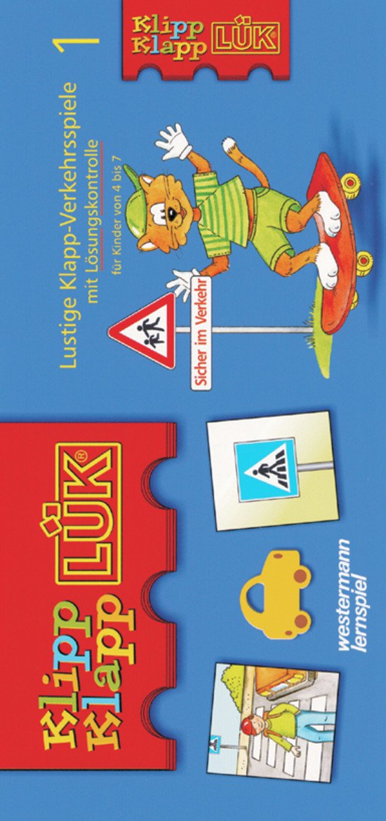 LÜK Klipp-Klapp. Lustige Klapp-Verkehrsspiele 1 book