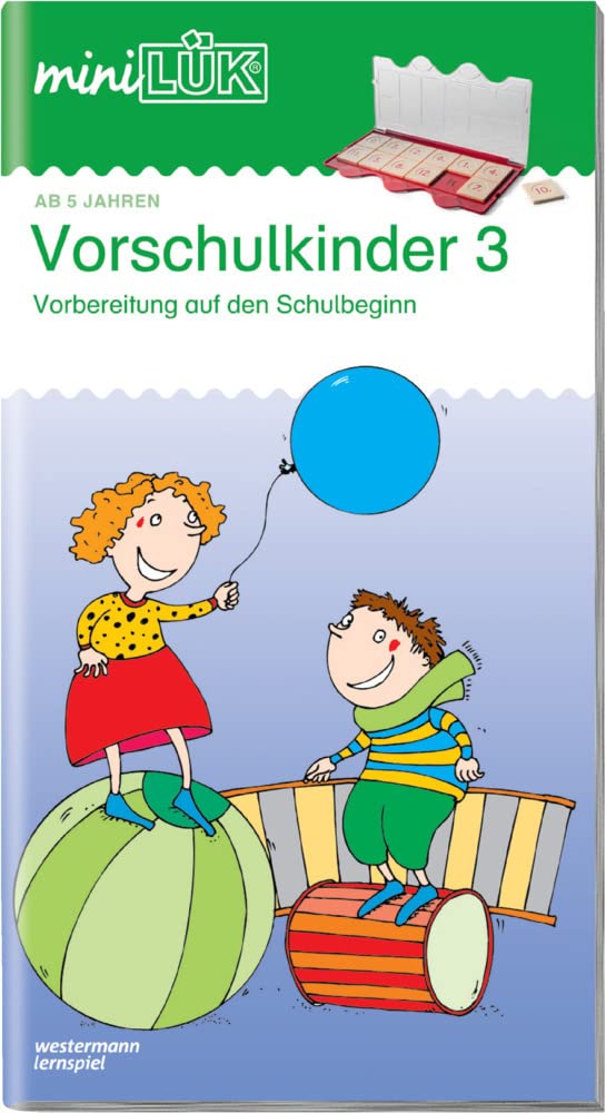 miniLÜK. Übungen für Vorschulkinder 3 Study Guides