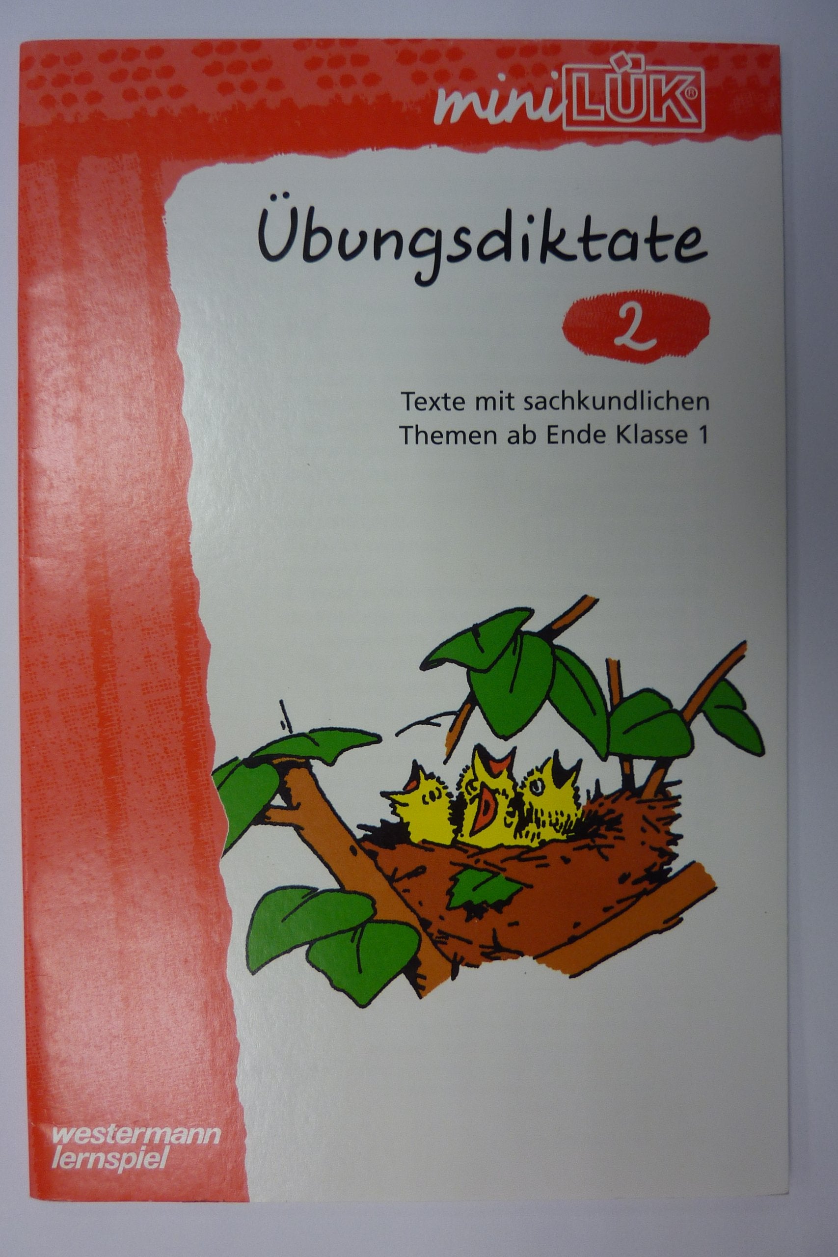 LÜK-mini Übungsdiktate: mini LÜK, Übungsdiktate 2, Einfache Texte mit sachkundlichen Themen ab Ende Klasse 1 Learning & Reference