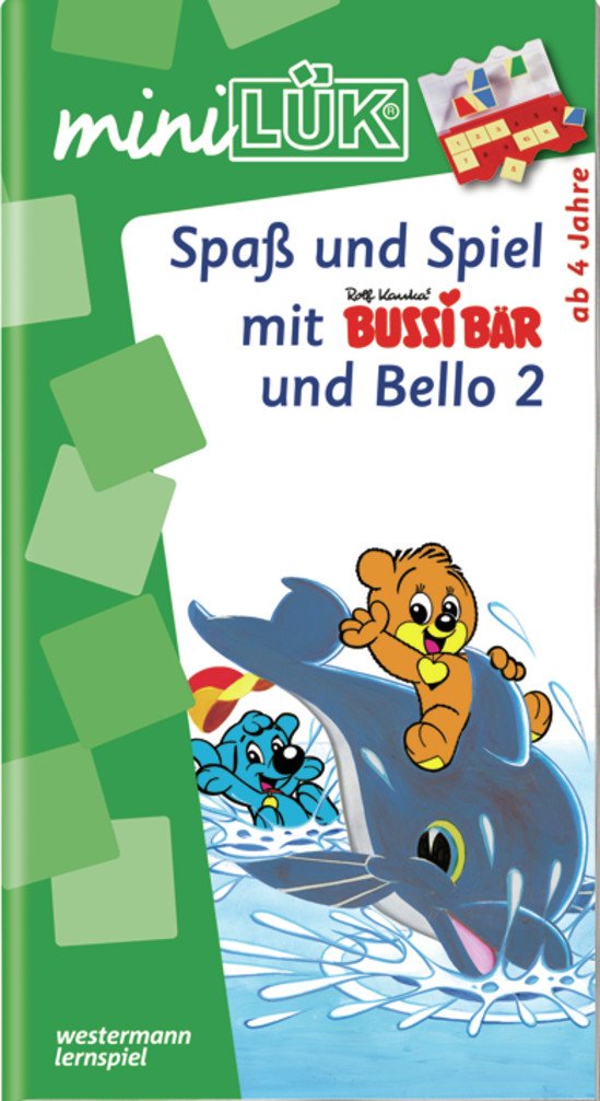 miniLÜK: Kindergarten / Vorschule / Spaß und Spiel mit Bussi Bär und Bello 2: Fröhliche Aufgaben für Kinder ab 4 Jahren Study Guides