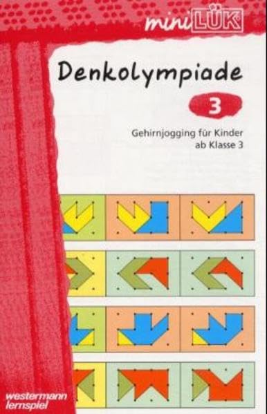 Mini LÜK, Übungshefte, Denkolympiade. Gehirnjogging ab Klasse 3 Study Guides