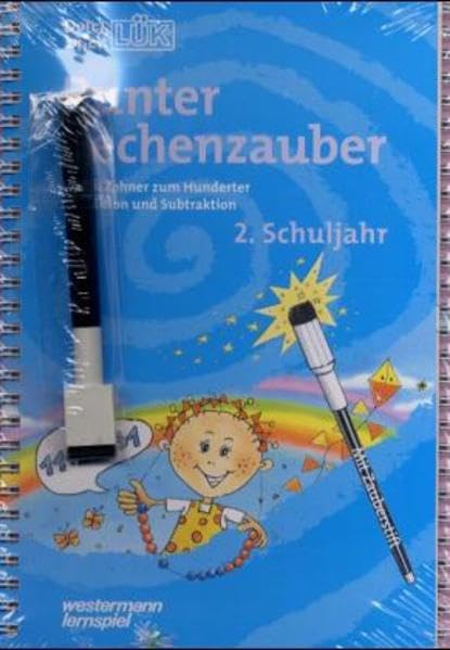 Durchblick-LÜK Bunter Rechenzauber 2: Vom Zehner zum Hunderter mit Zauberstift und Klappfolie Leisure & Fun