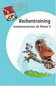 LÜK, Übungsheft, Rechentraining 3. Klasse, Multiplikation & Division Leisure & Fun