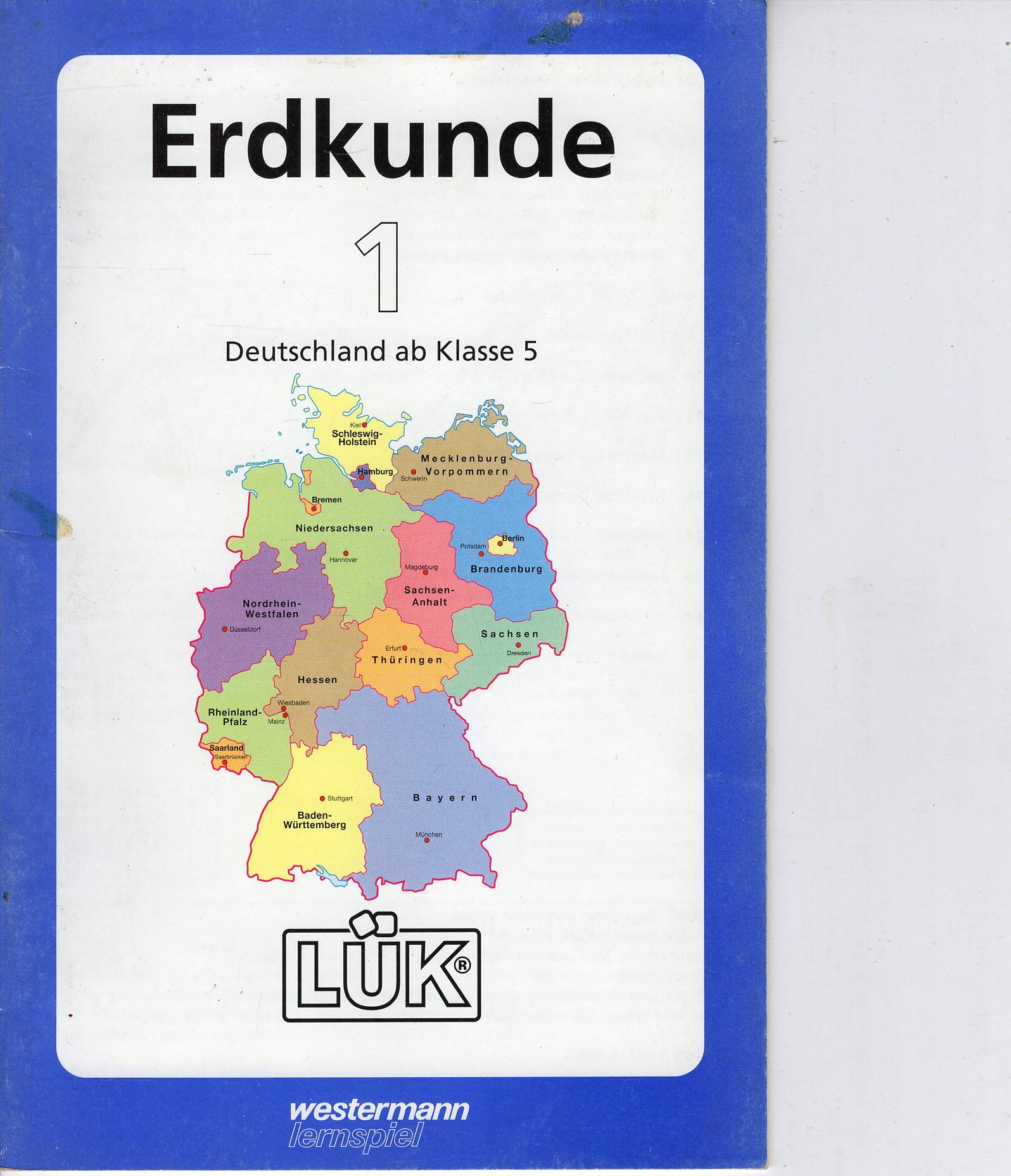 LÜK. Erdkunde 1. Deutschland Study Guides