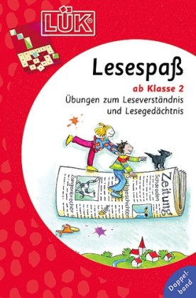 LÜK, Übungshefte, Lesespaß, neue Rechtschreibung: Übungen zum Leseverständnis und Lesegedächtnis. Doppelband Study Guides