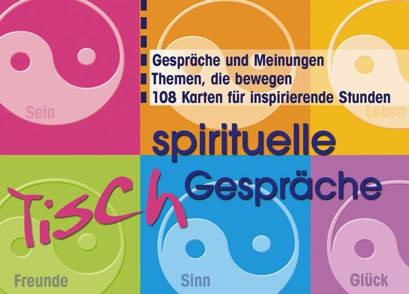 Spirituelle Tisch-Gespräche, 108 Karten (Geschenkartikel): Gespräche und Meinungen. Themen, die bewegen. 106 Karten für inspirierende Stunden Religion & Esotericism