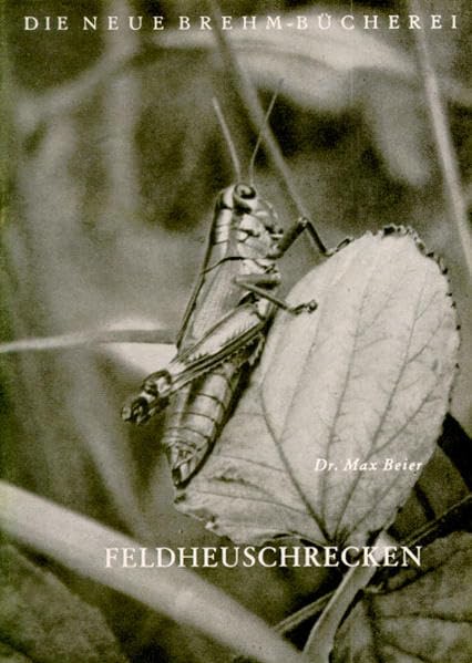 Feldheuschrecken (Die Neue Brehm-Bücherei: Zoologische, botanische und paläontologische Monografien) Natural Sciences