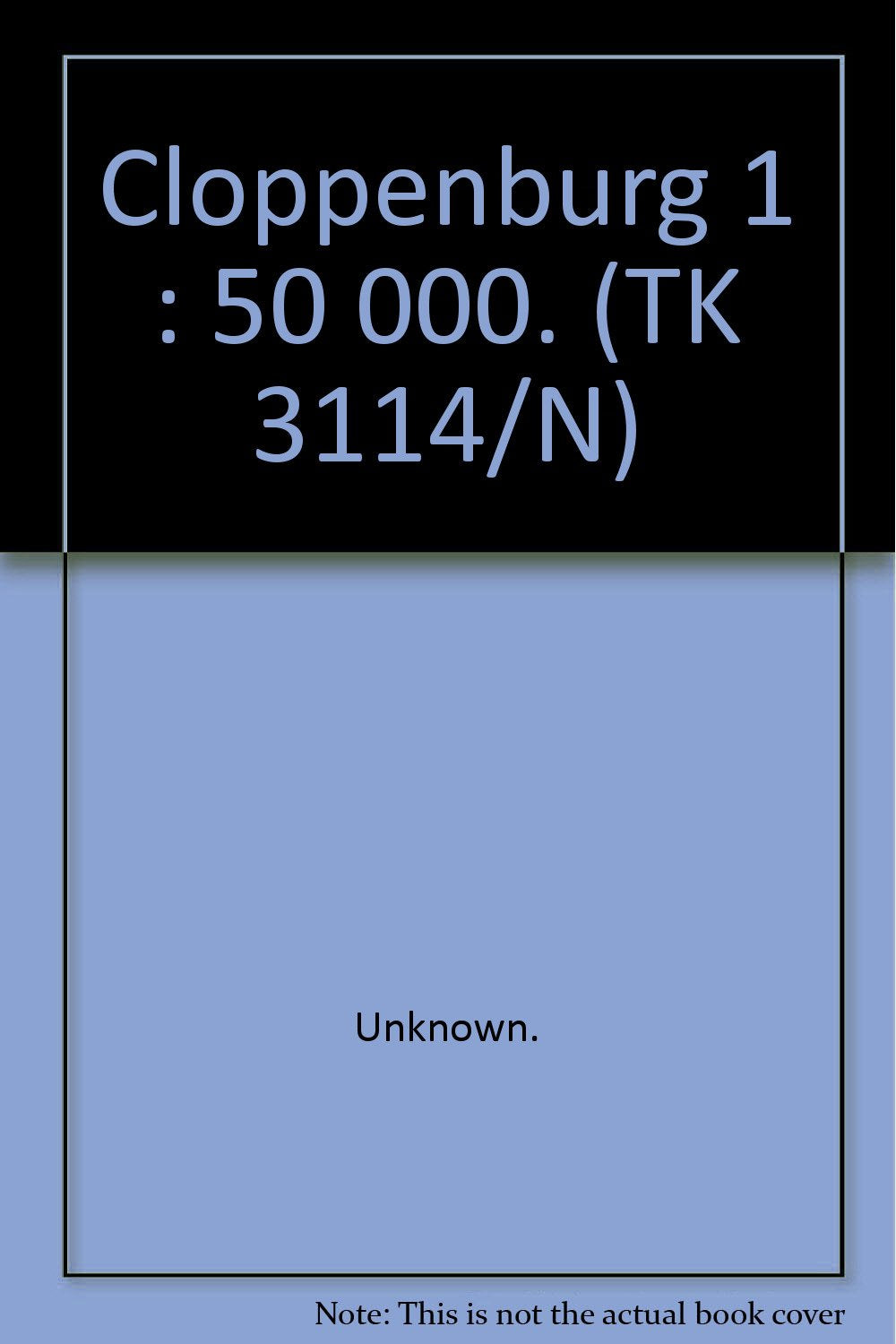 Cloppenburg 1 : 50 000. (TK 3114/N) book