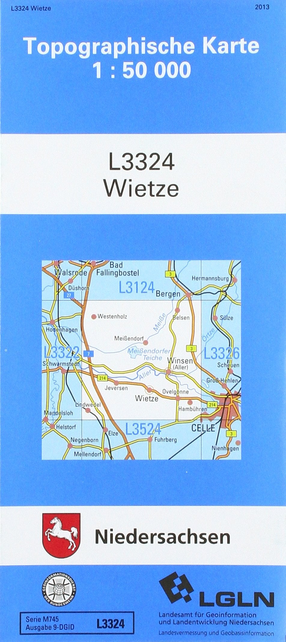 Wietze 1 : 50 000. (TK 3324/N) book
