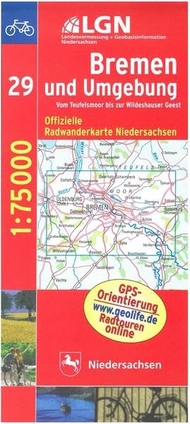 Topographische Sonderkarten Niedersachsen. Sonderblattschnitte auf der Grundlage der amtlichen topographischen Karten, meistens grösseres ... Niedersachsen. GPS-Orientierung Leisure, Home & Garden