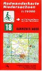 LGN Radwanderkarte Niedersachsen, Bl.18, Hannover Nord Maps & Plans