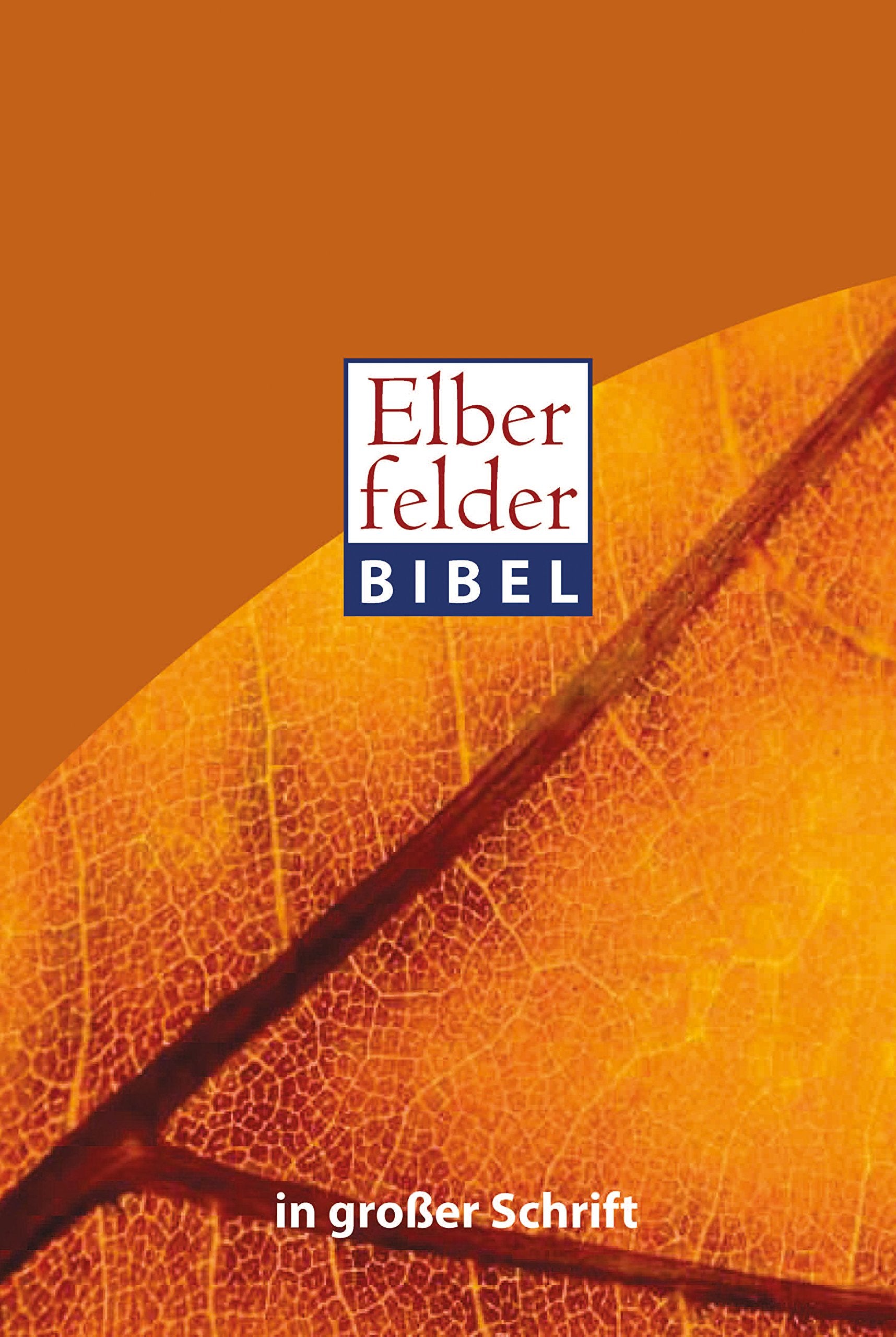 Elberfelder Bibel in großer Schrift: Motiv Blatt Religion & Esotericism
