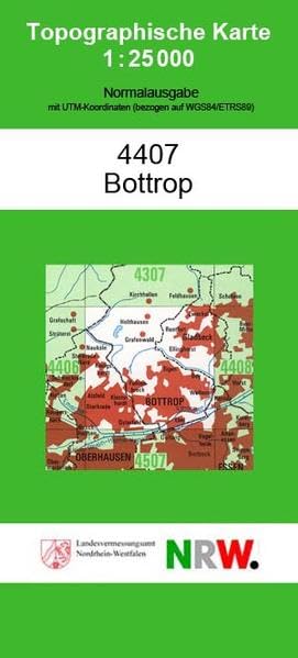 Bottrop: (N) (Topographische Karten 1:25000 (TK 25) Nordrhein-Westfalen (amtlich) / Normalausgabe (N): Grundriss, Gewässer, Höhenlinien, Vegetation) Leisure, Home & Garden