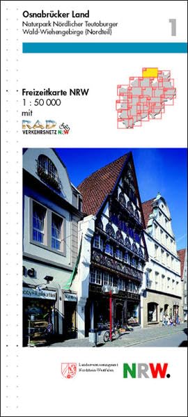 Freizeitkarte Nordrhein-Westfalen, Bl.1, Osnabrücker Land (Freizeitkarte NRW 1:50000) Leisure, Home & Garden