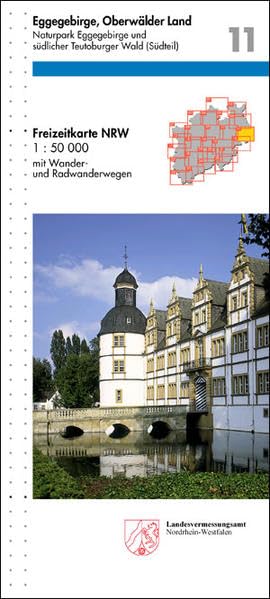 Freizeitkarte Nordrhein-Westfalen, Bl.11, Eggegebirge, Oberwälder Land (Freizeitkarte NRW 1:50000) Leisure, Home & Garden