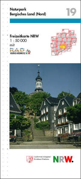 Freizeitkarte Nordrhein-Westfalen, Bl.19, Naturpark Bergisches Land, Nord (Freizeitkarte NRW 1:50000) Leisure, Home & Garden