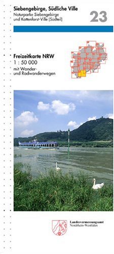 Freizeitkarte Nordrhein-Westfalen, Bl.23, Siebengebirge, Südliche Ville Maps & Plans