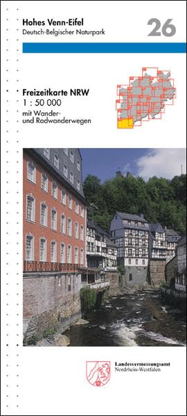 Freizeitkarte Nordrhein-Westfalen, Bl.26, Hohes Venn, Eifel (Freizeitkarte NRW 1:50000) Leisure, Home & Garden
