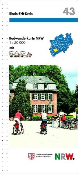 Erftkreis: Süd- und Nordteil: Nordteil; Südteil. Hrsg. in Zus.-Arb. m. d. Erftkreis (Radwanderkarte NRW 1:50000 / Blaue Reihe) Leisure, Home & Garden