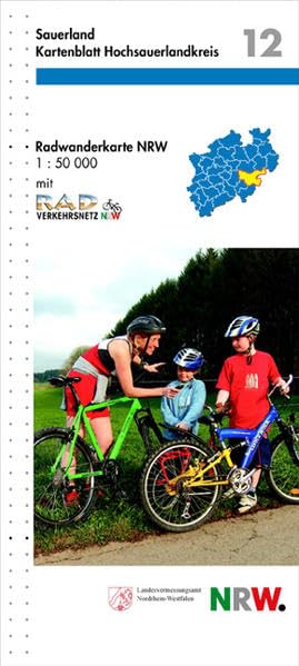 Hochsauerlandkreis: Ost- und Westteil (Radwanderkarte NRW 1:50000 / Blaue Reihe) Leisure, Home & Garden