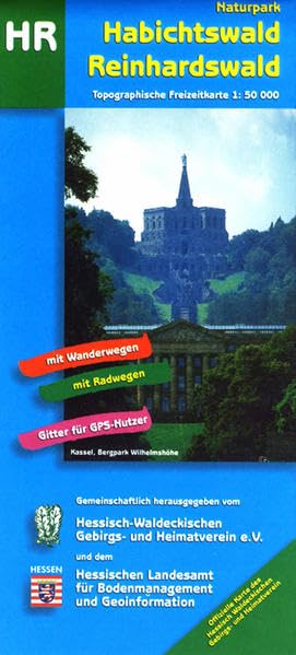 Naturpark Habichtswald/Reinhardswald 1 : 50 000. Topographische Freizeitkarte HR Leisure, Home & Garden