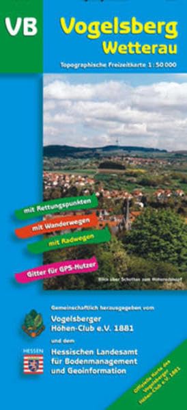 Vogelsberg - Wetterau 1 : 50 000. Topographische Freizeitkarte VB Leisure, Home & Garden