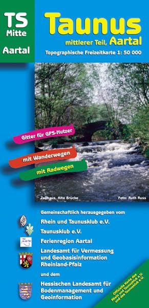 "Topographische Freizeitkarten 1:50000 Hessen. Sonderblattschnitte auf der Grundlage der Topographischen Karte 1:50000 (Freizeitregionen); mit ... / Taunus mittlerer Teil, Aartal Leisure, Home & Garden
